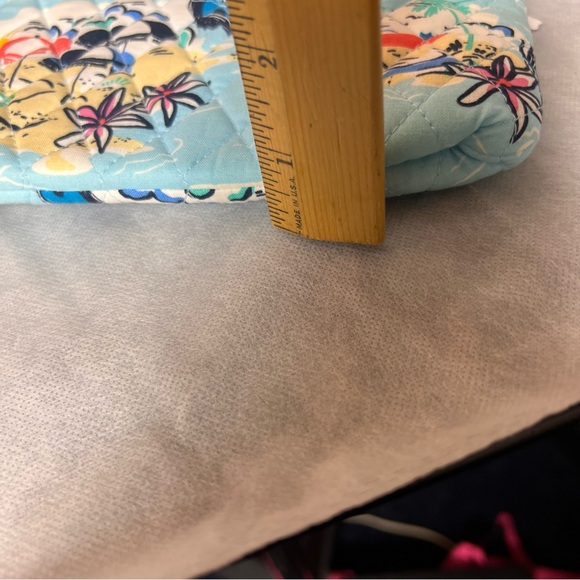 NWT Vera Bradley RFID All Day Simple Blue Beach Print Wristlet - Picture 9 of 11